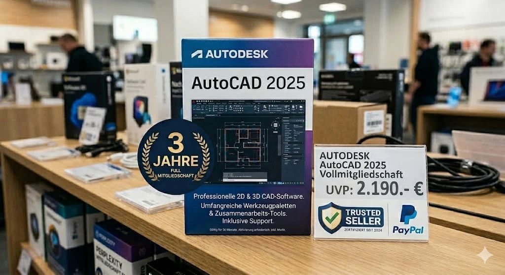 Autodesk Autocad 2025 Full Digital WIN (1 Gerät, 3Jahr) - HerstellerProdukt NEU